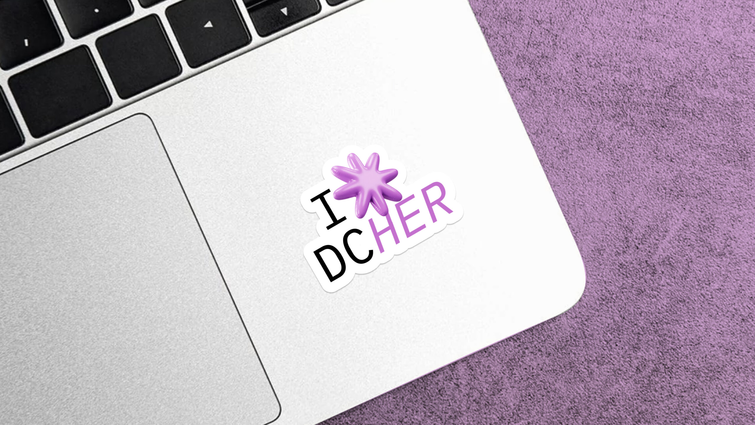 DevConnectHer — laptop sticker